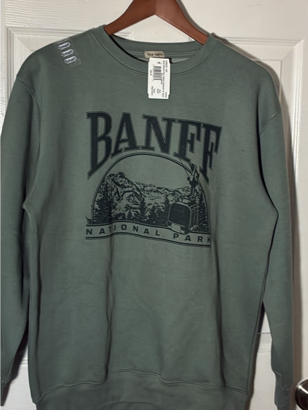 Banff Graphic Crewneck Sweatshirt - Sage Green